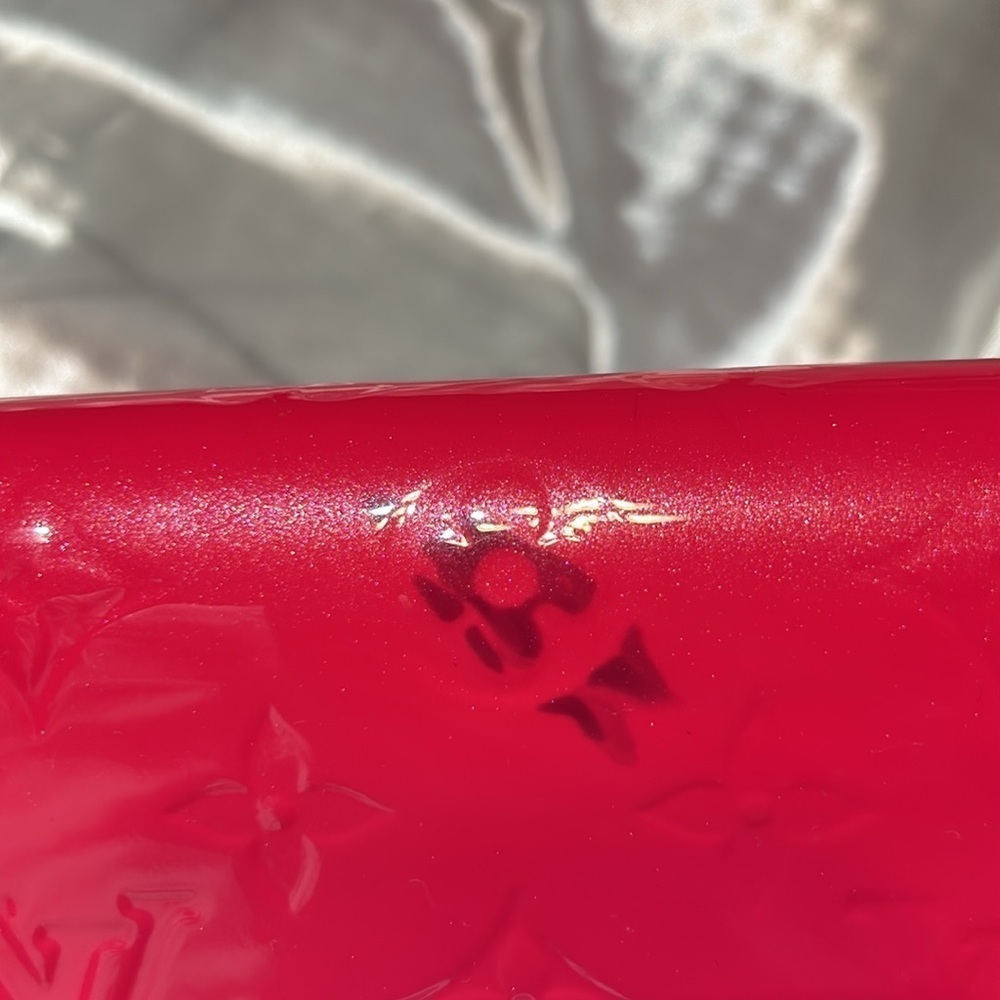 Louis Vuitton Felicie Pochette Rare Pink. Flaw - Picture 8 of 17